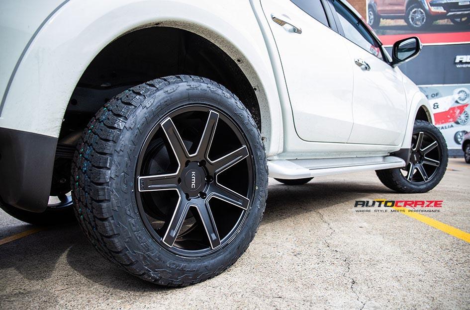 MITSUBISHI TRITON REVERT SATIN BLACK MILLED ACCENTS